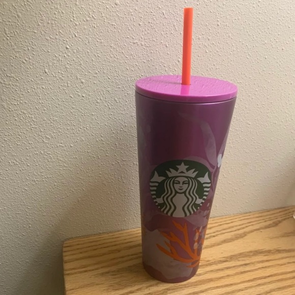 Starbucks Plum Coral Reef SS Tumbler